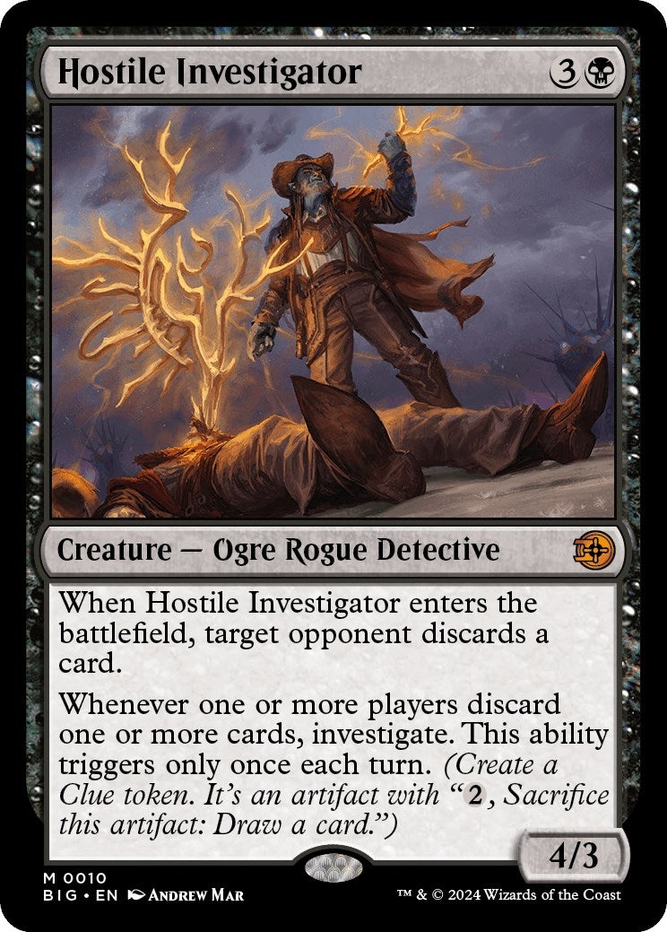 Image for Hostile Investigator (10) - Magic: The Gathering