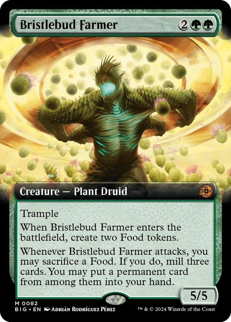 Image for Bristlebud Farmer (Extended Art) (82) - Magic: The Gathering