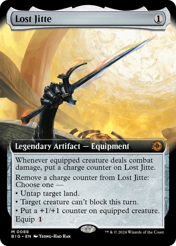 Image for Lost Jitte (Extended Art) (88) - Magic: The Gathering