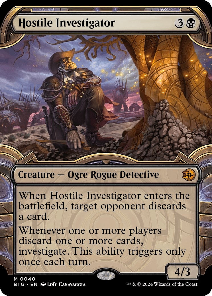 Image for Hostile Investigator (Showcase) (40) - Magic: The Gathering