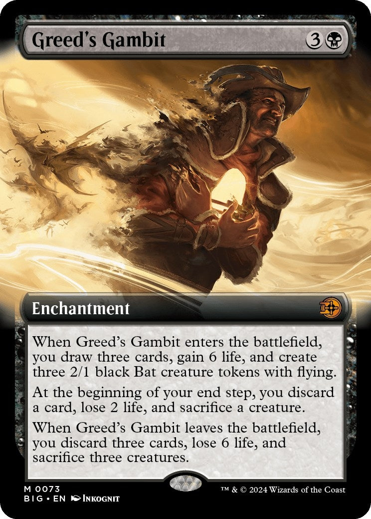 Image for Greed's Gambit (Extended Art) (73) - Magic: The Gathering