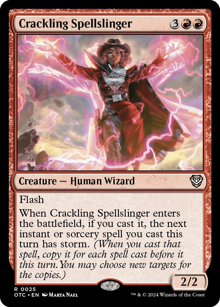 Image for Crackling Spellslinger (25) (OTC) - Magic: The Gathering