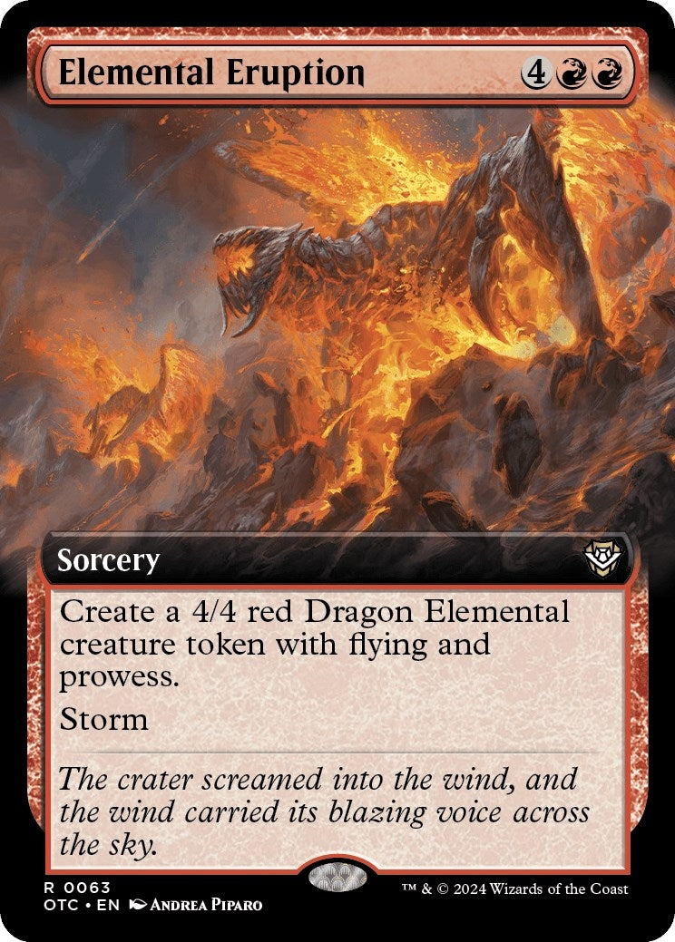 Image for Elemental Eruption (Extended Art) (63) - Magic: The Gathering