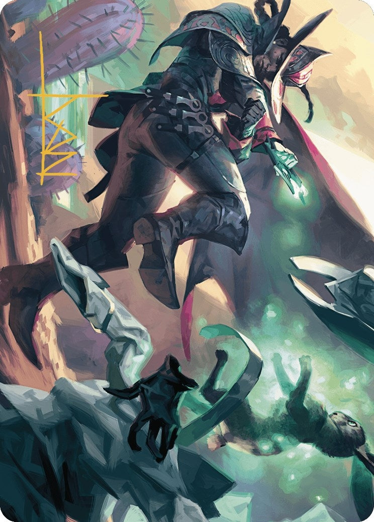 Image for Metamorphic Blast Art Card (Gold-Stamped Signature) (7) - Magic: The Gathering