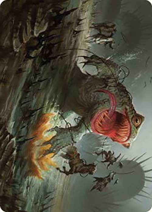 Image for The Gitrog, Ravenous Ride Art Card (22) (ASOTJ) - Magic: The Gathering