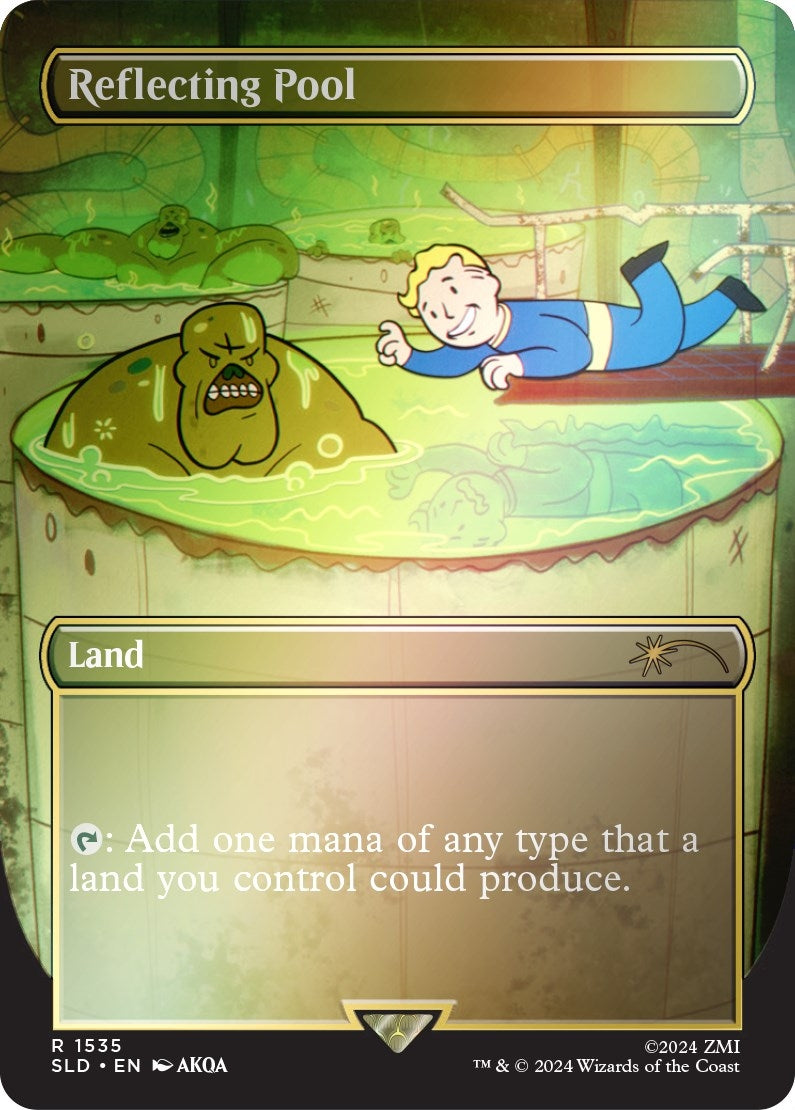 Image for Reflecting Pool (Rainbow Foil) (1535) - Magic: The Gathering