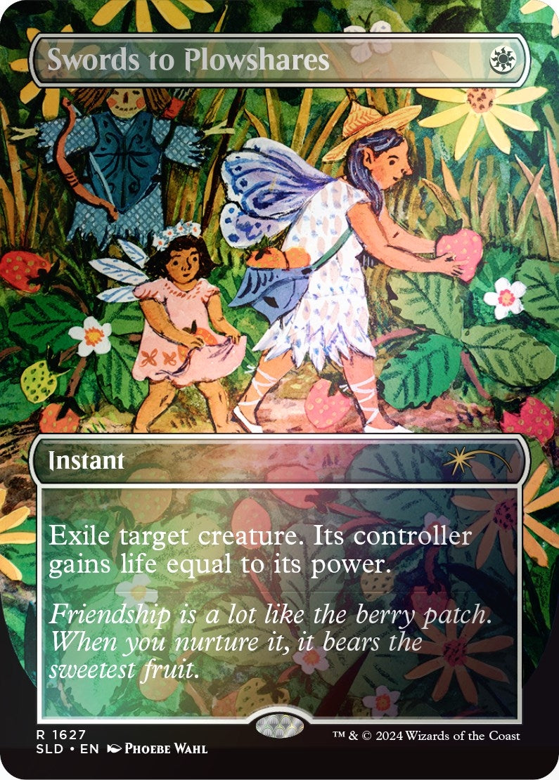 Image for Swords to Plowshares (1627) (Rainbow Foil) (1627) - Magic: The Gathering