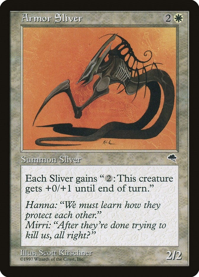 Image for Armor Sliver (4) - Magic: The Gathering