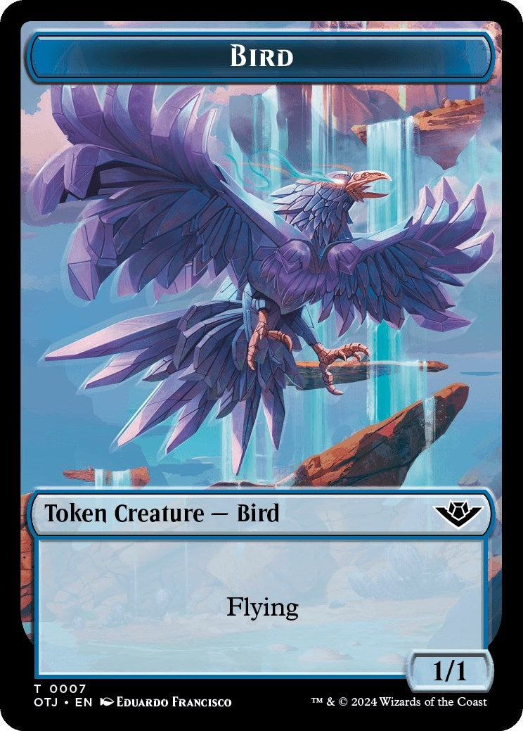 Image for Bird // Plot Double-Sided Token (7 // 20) - Magic: The Gathering
