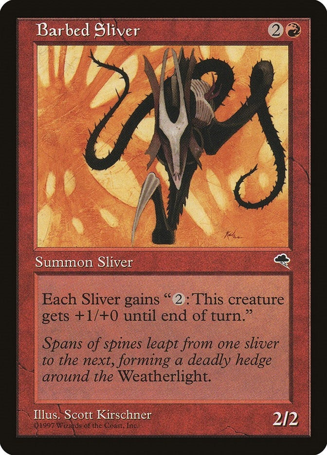 Image for Barbed Sliver (163) - Magic: The Gathering