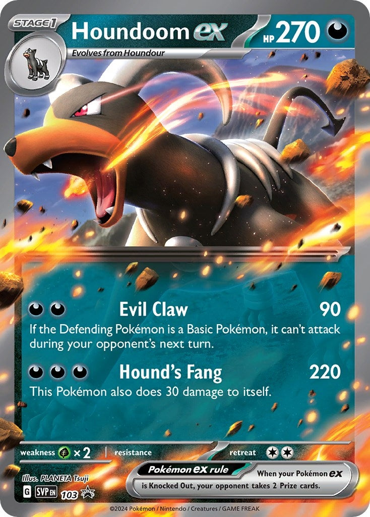 Image for Houndoom ex - 103 (103) (SVP) - Pokemon
