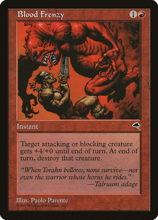 Image for Blood Frenzy (164) - Magic: The Gathering