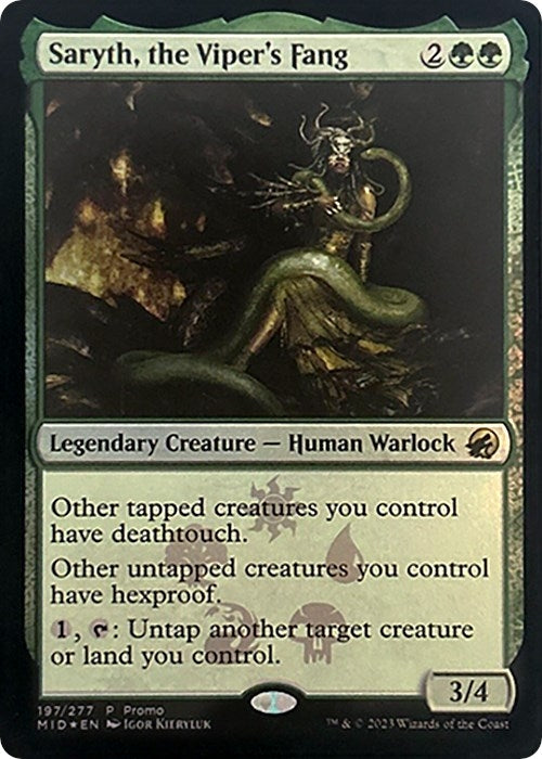 Image for Saryth, the Viper's Fang (197) - Magic: The Gathering