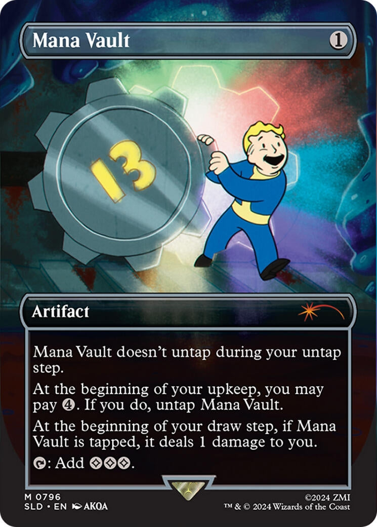 Image for Mana Vault (Rainbow Foil) (796) - Magic: The Gathering