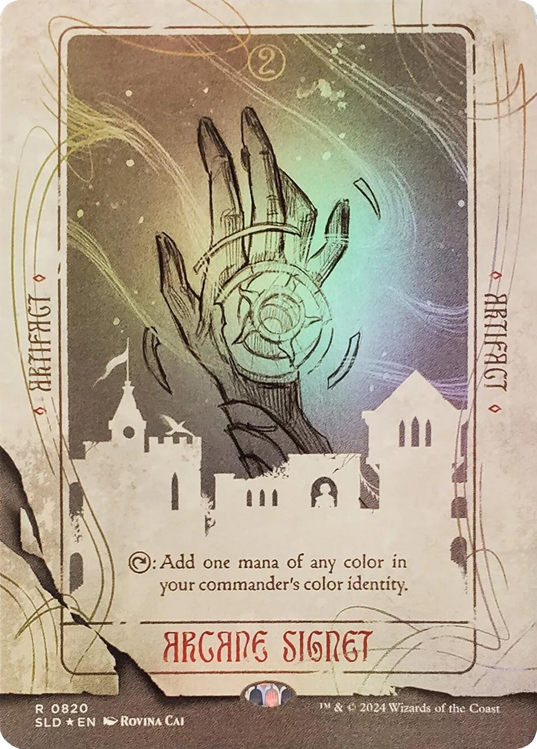 Image for Arcane Signet (0820) (Rainbow Foil) (820) (SLD) - Magic: The Gathering