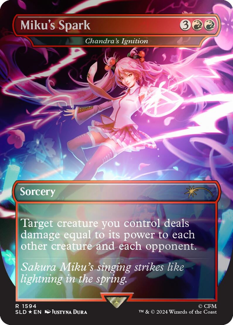 Image for Miku's Spark - Chandra's Ignition (Rainbow Foil) (1594) - Magic: The Gathering
