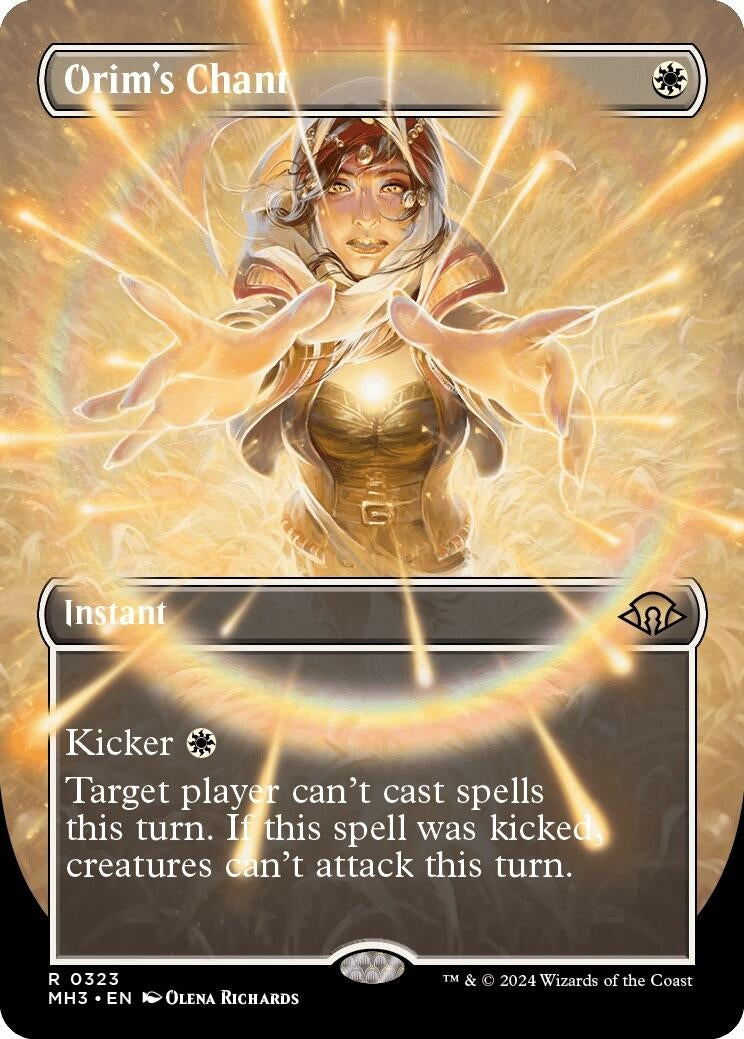 Image for Orim's Chant (Borderless) (323) - Magic: The Gathering