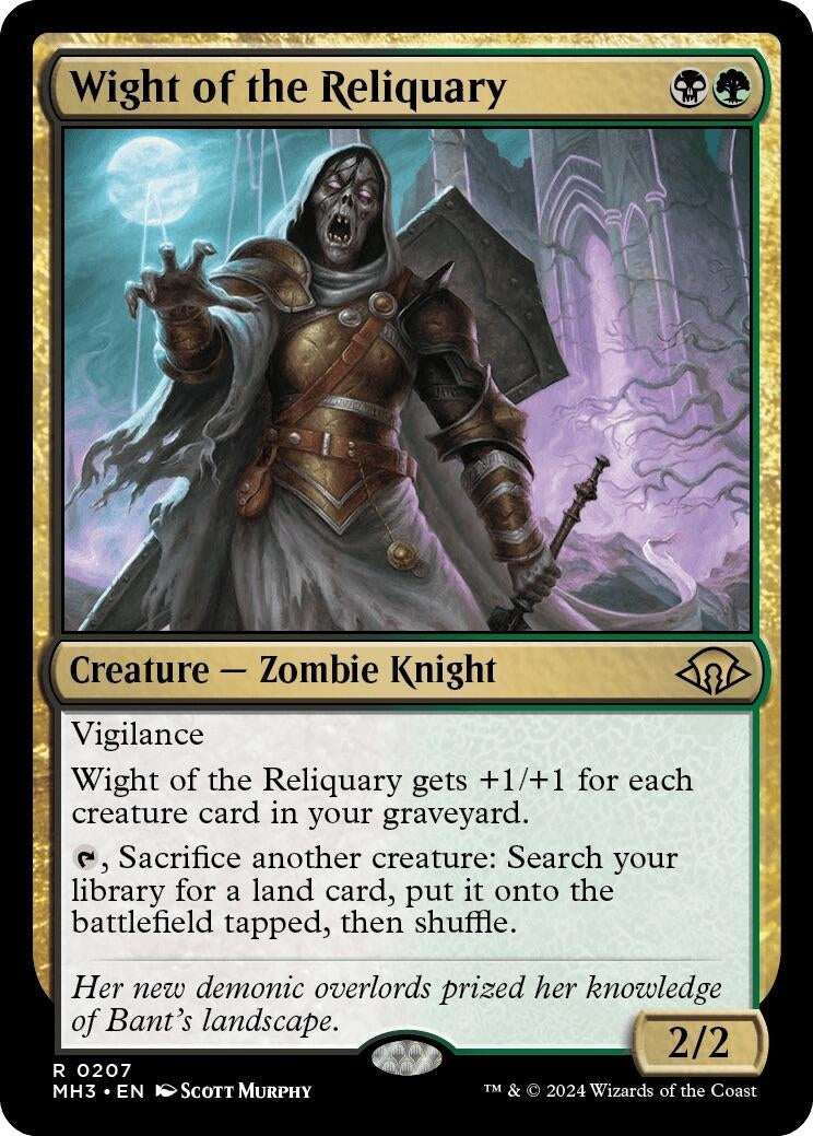 Image for Wight of the Reliquary (207) - Magic: The Gathering