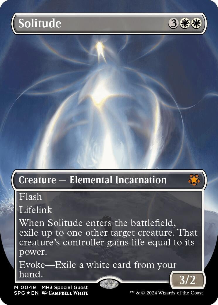 Image for Solitude (Borderless) (Textured Foil) (49) - Magic: The Gathering