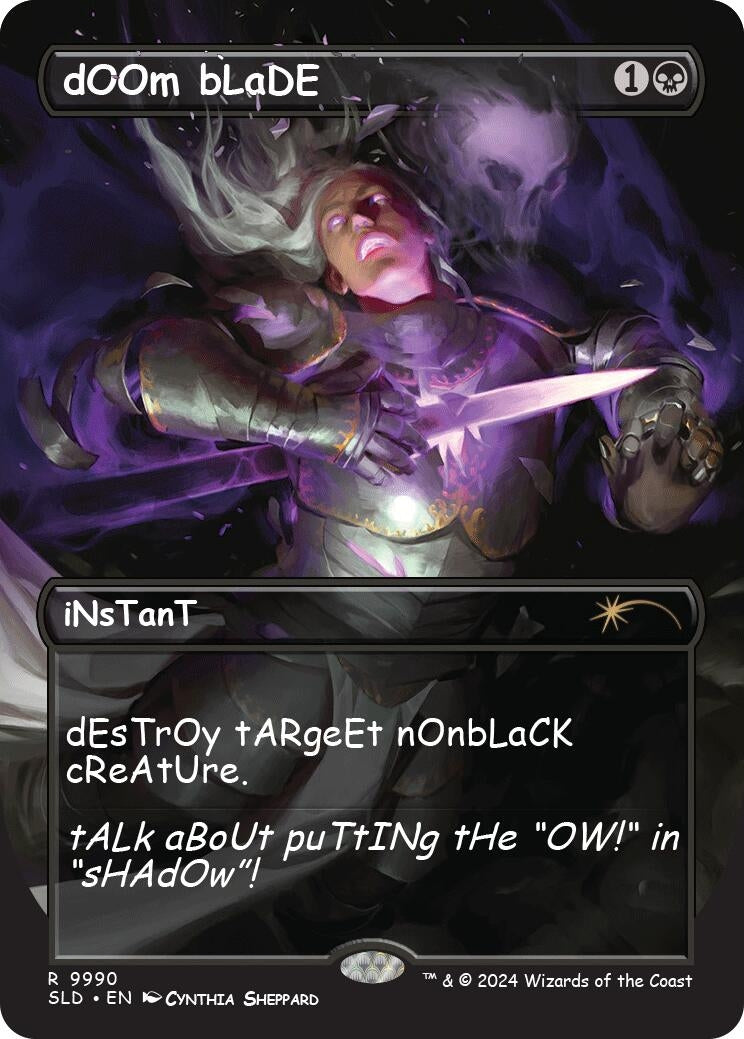 Image for dOOm bLaDE (9990) - Magic: The Gathering