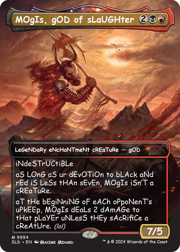 Image for MOgIs, gOD of sLaUGHter (9994) (9994) - Magic: The Gathering
