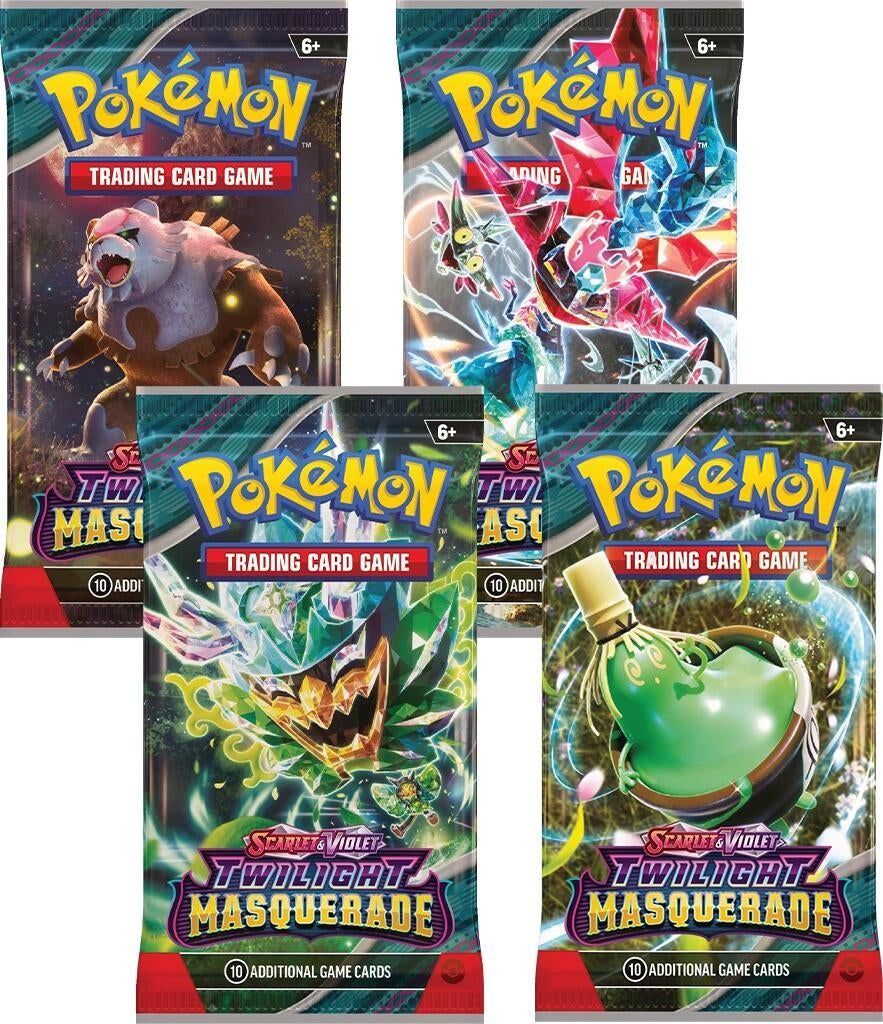 Image for Twilight Masquerade Booster Pack Art Bundle [Set of 4] - Pokemon