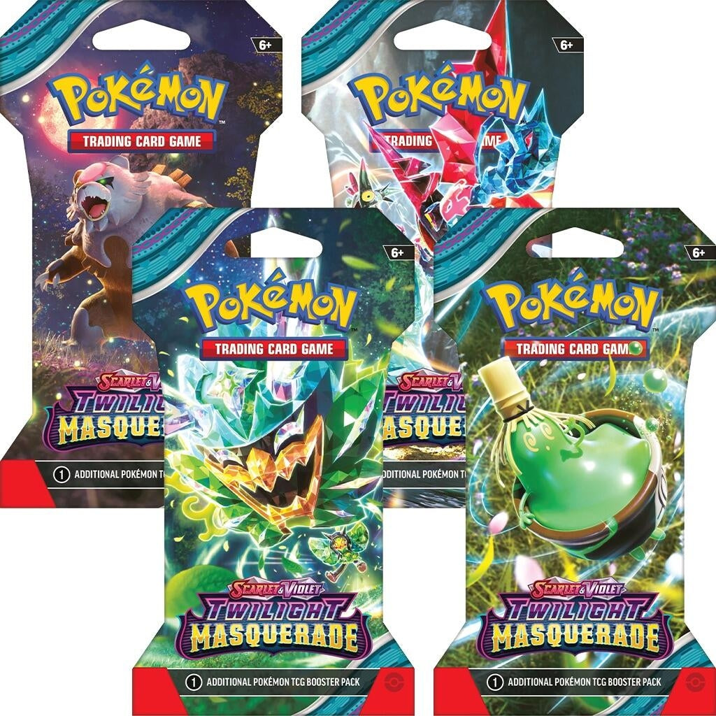 Image for Twilight Masquerade Sleeved Booster Pack Art Bundle [Set of 4] - Pokemon