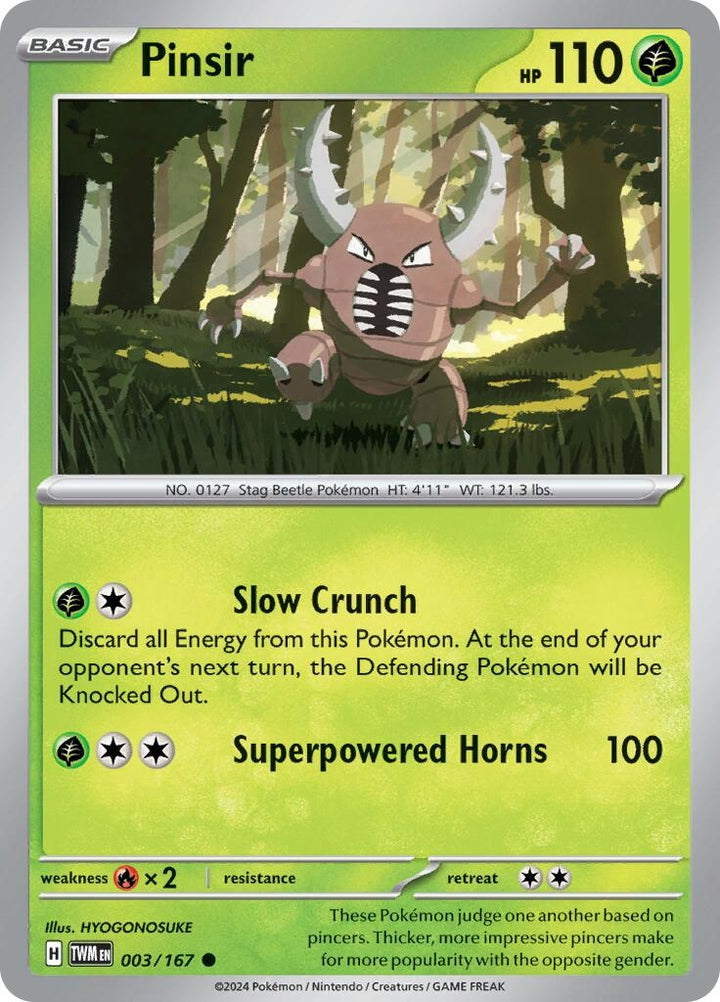 Image for Pinsir (003/167) (TWM) - Pokemon
