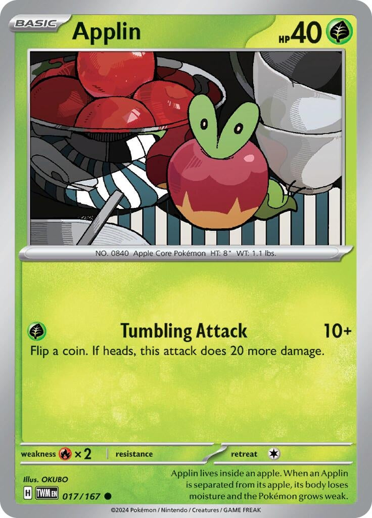Image for Applin (017/167) (TWM) - Pokemon