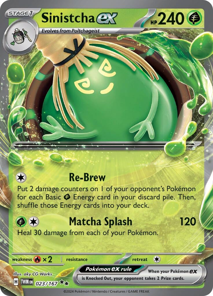 Image for Sinistcha ex (023/167) (TWM) - Pokemon