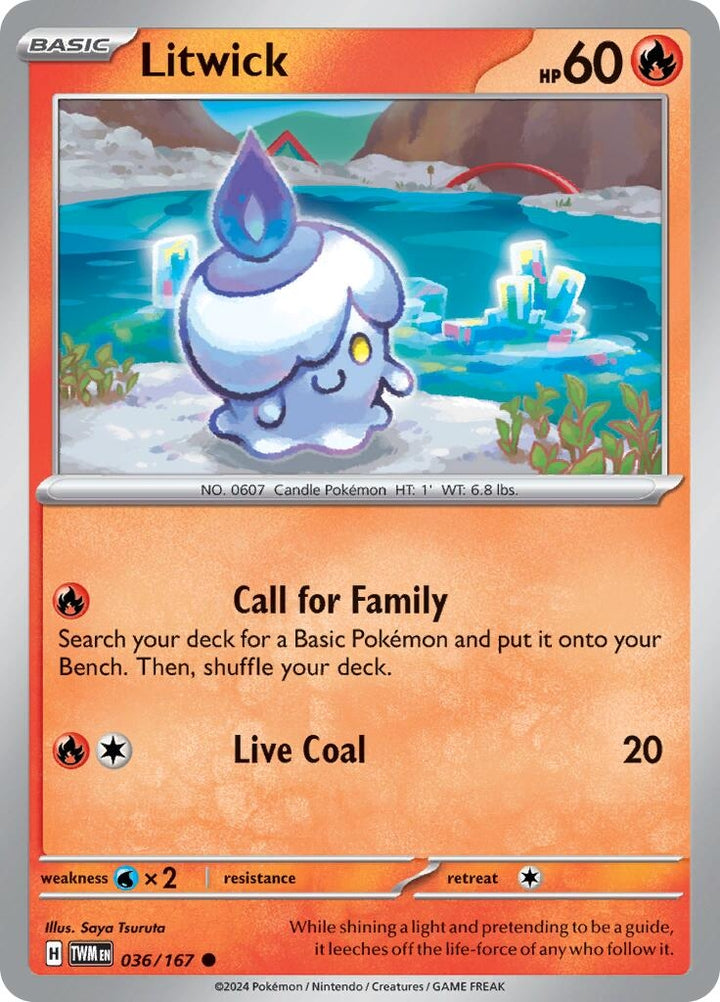Image for Litwick (036/167) (TWM) - Pokemon