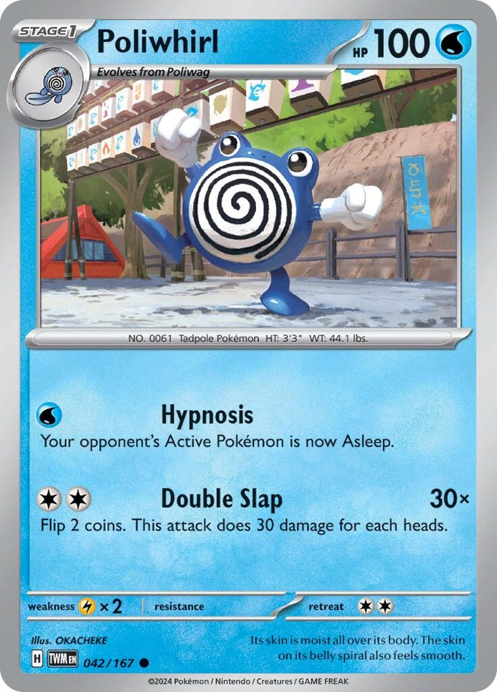 Image for Poliwhirl (042/167) (TWM) - Pokemon