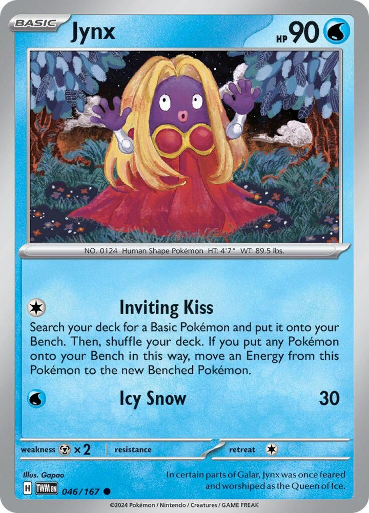 Image for Jynx (046/167) (TWM) - Pokemon