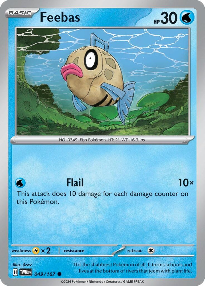 Image for Feebas (049/167) (TWM) - Pokemon