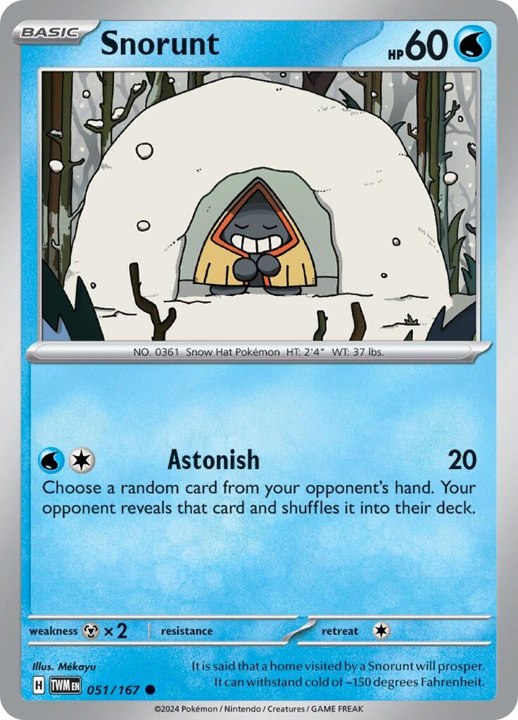 Image for Snorunt (051/167) (TWM) - Pokemon