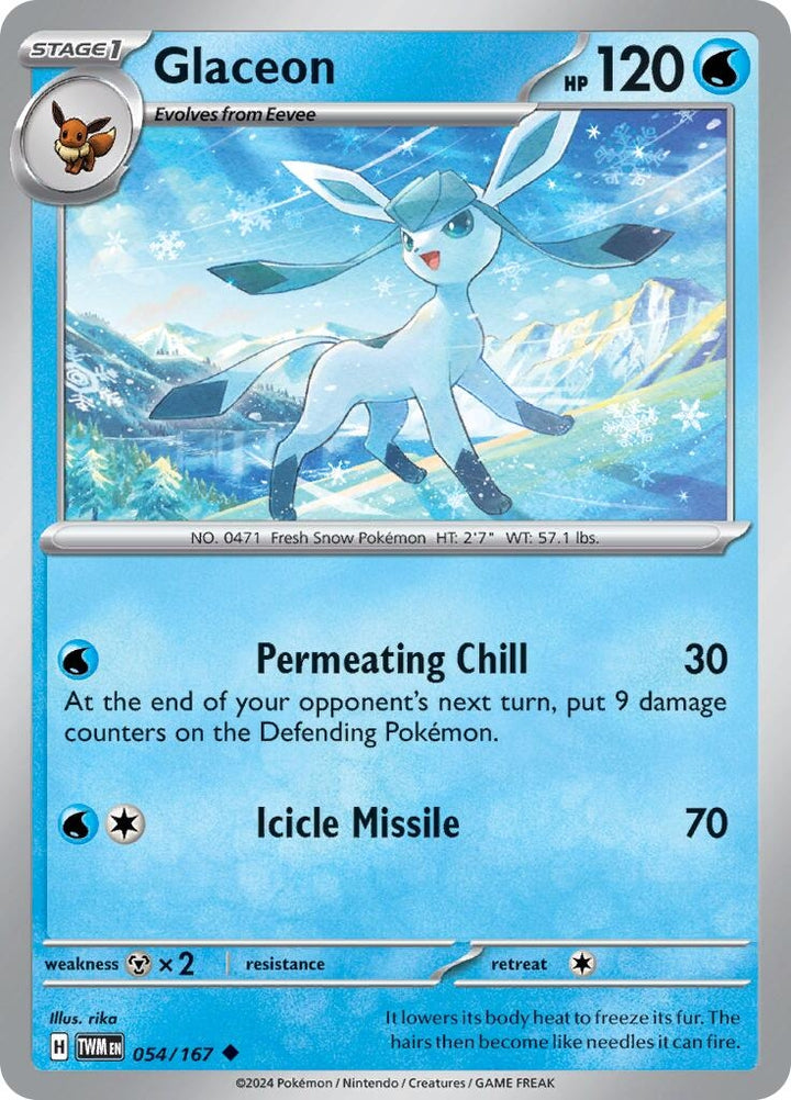 Image for Glaceon (054/167) (TWM) - Pokemon