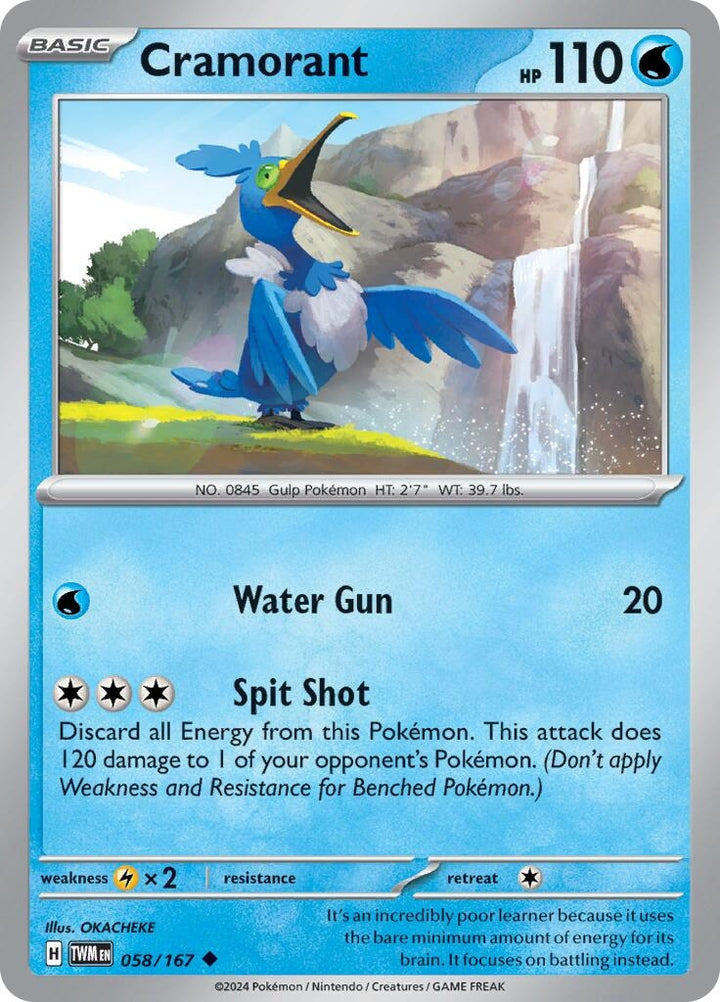 Image for Cramorant (058/167) (TWM) - Pokemon