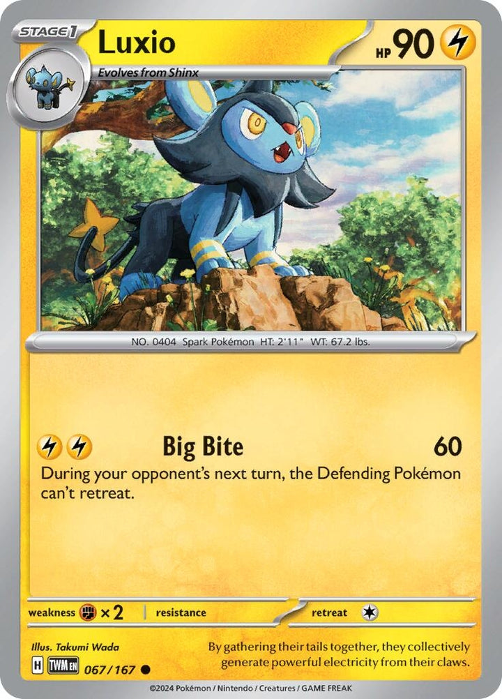 Image for Luxio (067/167) (TWM) - Pokemon