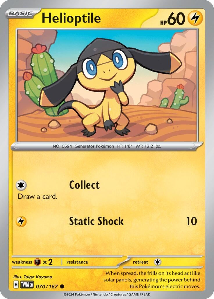 Image for Helioptile (070/167) (TWM) - Pokemon