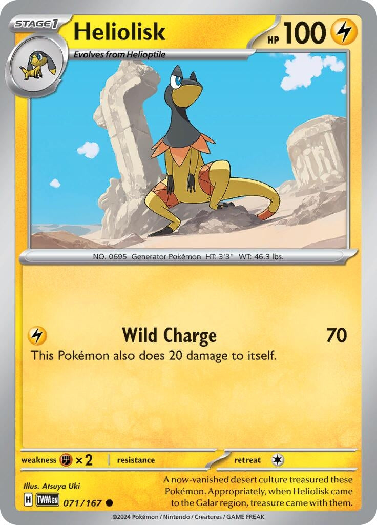 Image for Heliolisk (071/167) (TWM) - Pokemon