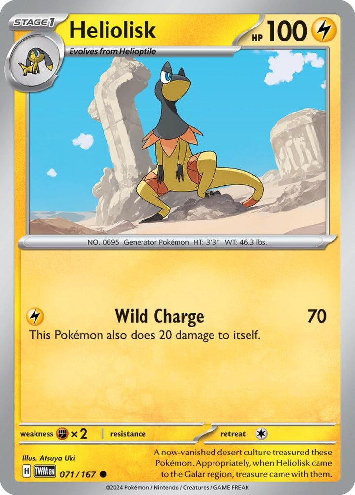 Image for Heliolisk (071/167) (TWM) - Pokemon