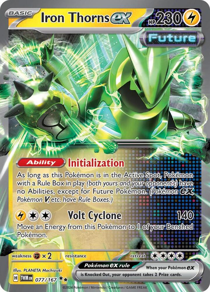 Image for Iron Thorns ex (077/167) (TWM) - Pokemon