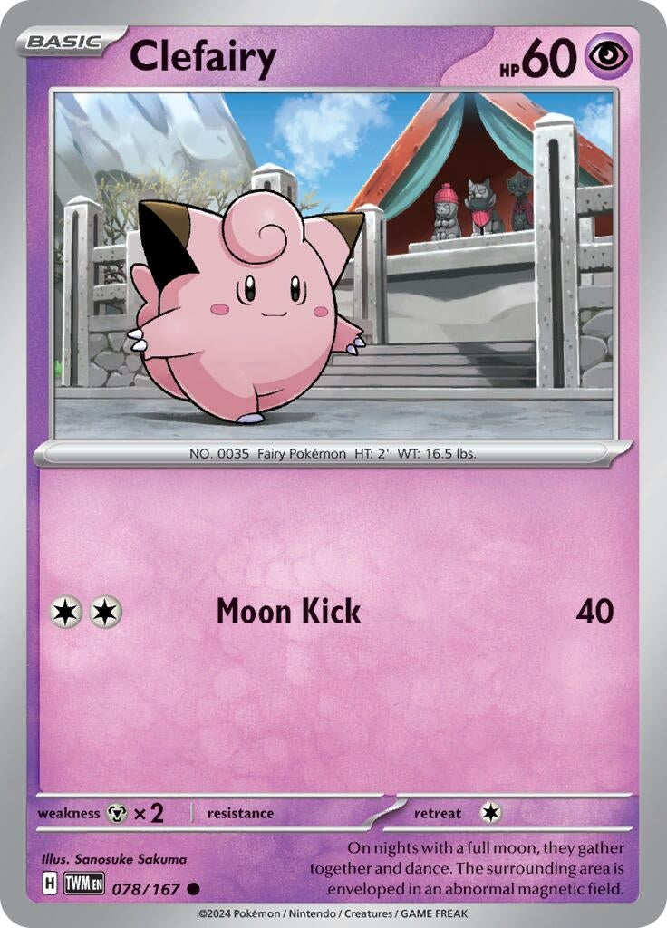 Image for Clefairy (078/167) (TWM) - Pokemon