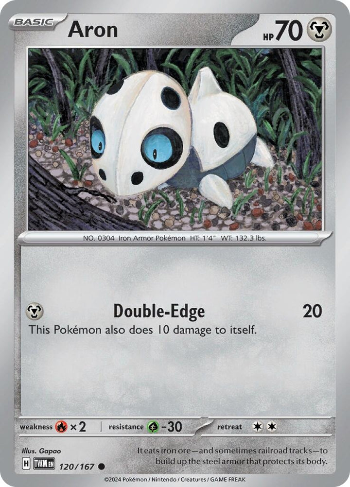 Image for Aron (120/167) (TWM) - Pokemon