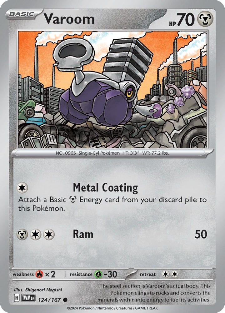 Image for Varoom (124/167) (TWM) - Pokemon
