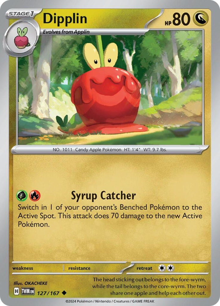 Image for Dipplin (127/167) (TWM) - Pokemon