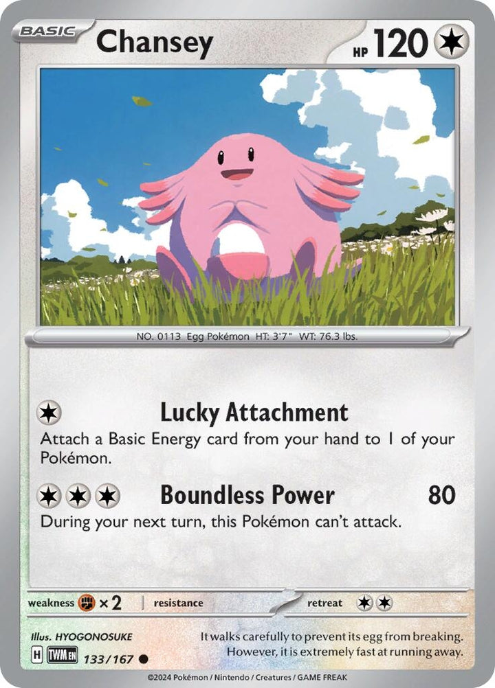 Image for Chansey (133/167) (TWM) - Pokemon