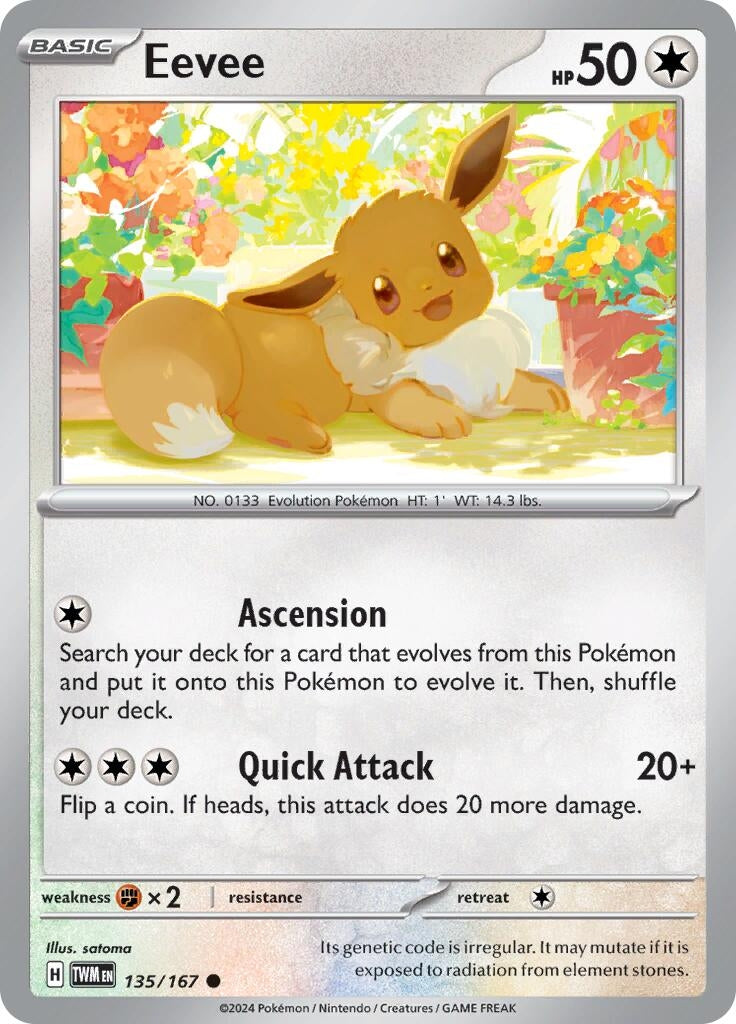 Image for Eevee (135/167) (TWM) - Pokemon