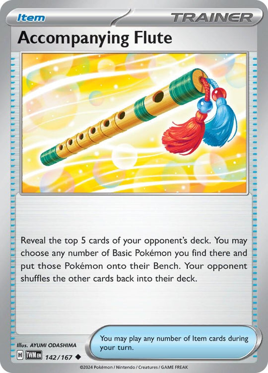 Image for Accompanying Flute (142/167) (TWM) - Pokemon
