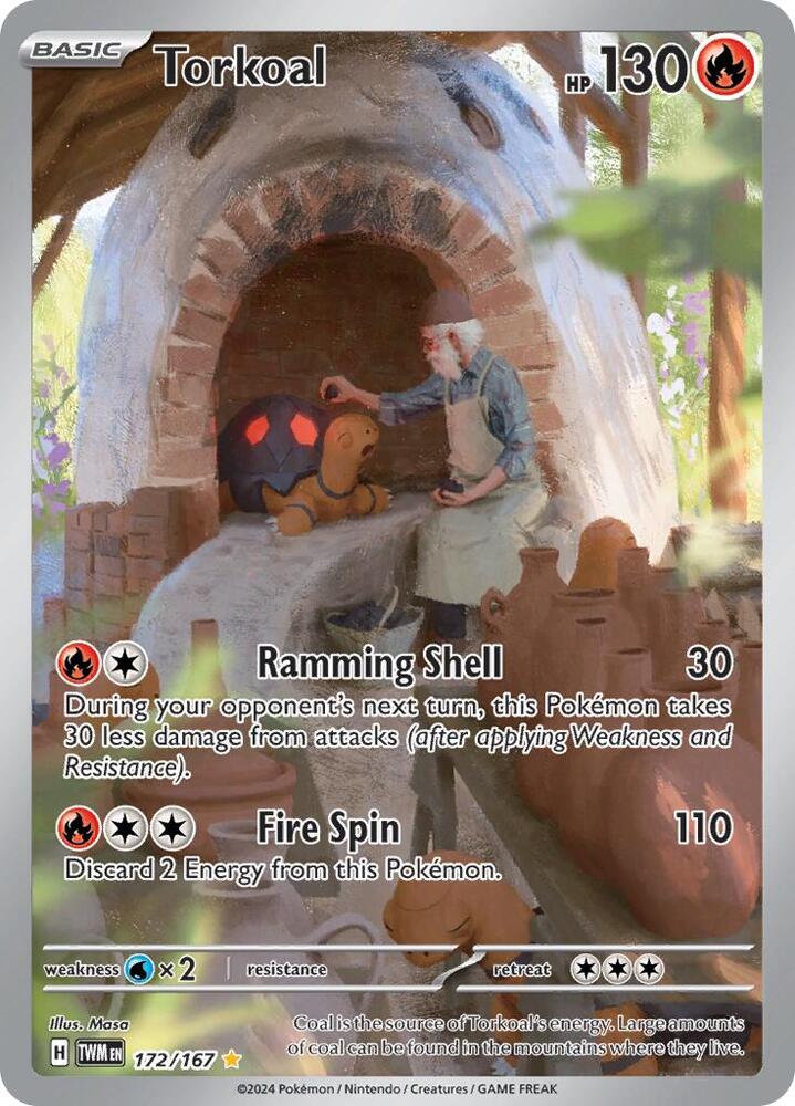 Image for Torkoal (172/167) (TWM) - Pokemon